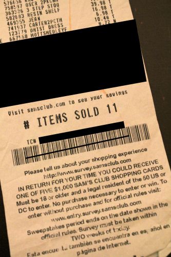 sams receipt homemade for elle